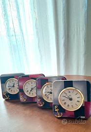 lotto di 4 mini sveglie vintage bomboniera