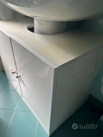 Mobiletto sotto lavandino bagno
