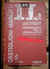 Vocabolario lingua latina "IL di Castiglione -Mari