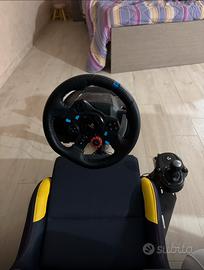 Simulatore guida completo playseat + g29 + cambio