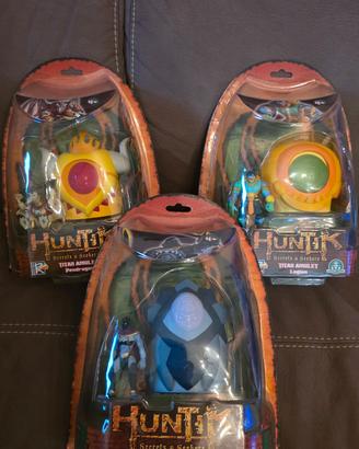 Huntik - Lotto 3 Blister Titan Amulet sigillati 