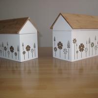 Contenitori scatole in legno