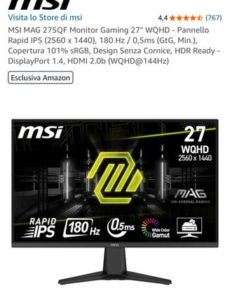 Montor gaming msi