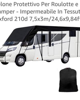 telo copertura camper caravan o mezzi similari