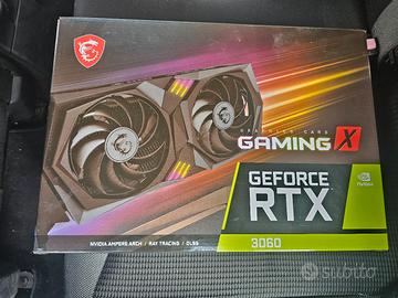 Nvidia MSI rtx 3060 Gaming X