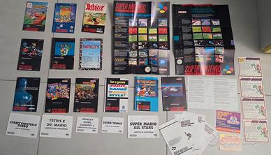 manuali, istruzioni, brochure, Snes nintendo 