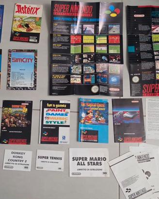 manuali, istruzioni, brochure, Snes nintendo 