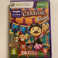 Videogioco per xbox 360  kinect Carnival in azione