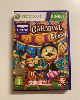 Videogioco per xbox 360  kinect Carnival in azione
