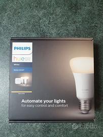 PHILIPS Hue White Starter kit con 2 luci e bridge