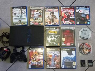 ps2 + giochi + controller+ 2 Memory card