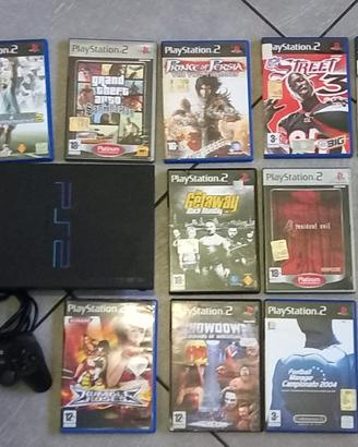 ps2 + giochi + controller+ 2 Memory card
