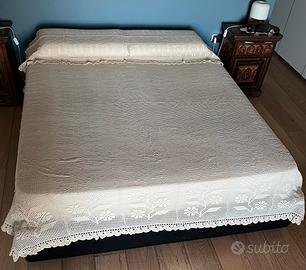 Coperta uncinetto vintage matrimoniale