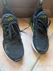 Air Max 270 Black Yellow - Nero