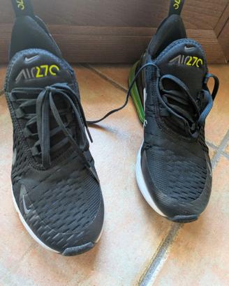 Air Max 270 Black Yellow - Nero