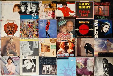 Artisti stranieri anni 80 dischi in vinile da 7'
