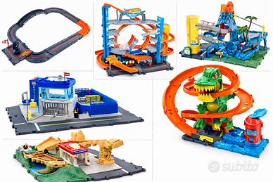 Lotto play set Hot Wheels e Matchbox 