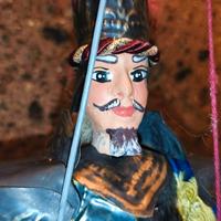 Pupo siciliano Vintage Carlo Magno . Altezza del 