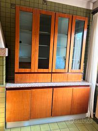 credenza in vetro e granito