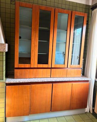 credenza in vetro e granito