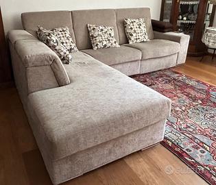 Divano angolare con penisola – come nuovo