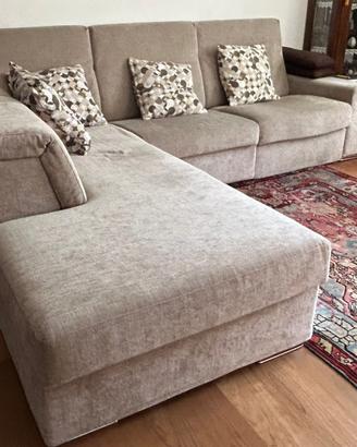 Divano angolare con penisola – come nuovo