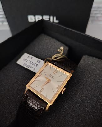 orologio vintage Breil, carica manuale, tank 