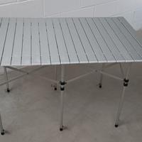 campeggio -tavolo a serrandina alluminio