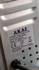 Forno Elettrico Akai 65 Litri - Funzionante