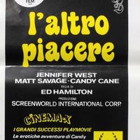 L'altro piacere (The Velvet Edge) locandina 1981