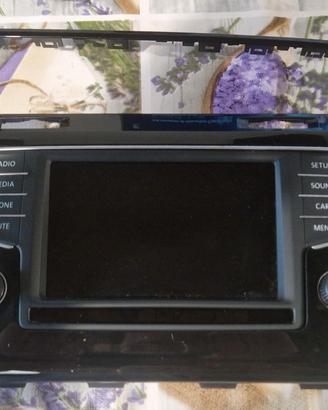 autoradio e fari anteriori golf7 