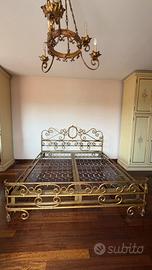 Letto matrimoniale ferro battuto