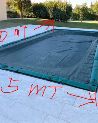 Telo Copri Piscina con Salsicciotti