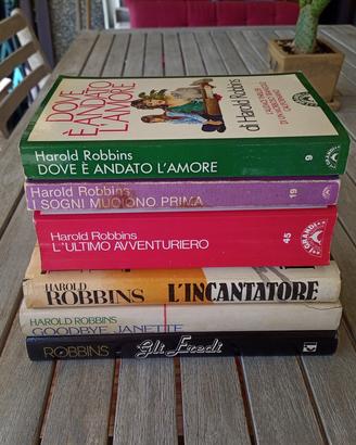Lotto 6 libri romanzi di Harold Robbins 