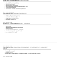 Segreteria amministrativa front/back office