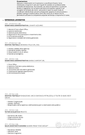 Segreteria amministrativa front/back office