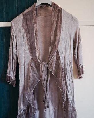 Cardigan leggero viscosa e seta