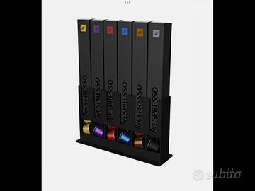 Portacialde nero verticale pvc 60 cialde Nespresso