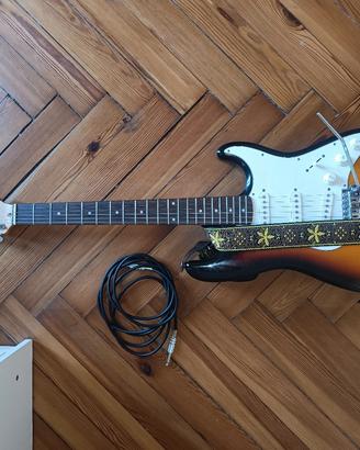  Chitarra Elettrica Eko S-300 Sunburst + Accessori