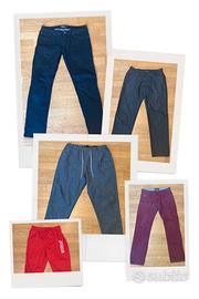 Lotto 5 pantaloni uomo taglia S / M / 44 / 46