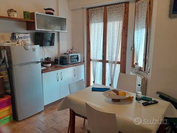 Bilocale con giardino e posto auto privati