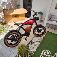 bici elettrica stile cafe racer 45 kmh 1000w 