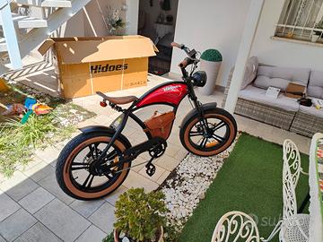 bici elettrica stile cafe racer 45 kmh 1000w 