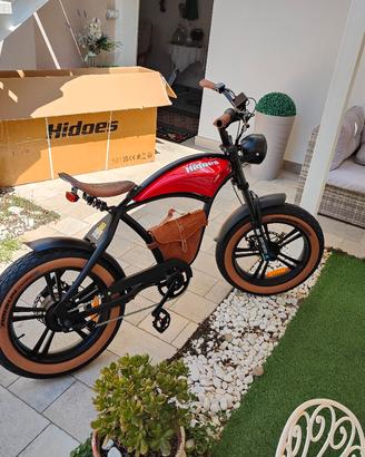 bici elettrica stile cafe racer 45 kmh 1000w 