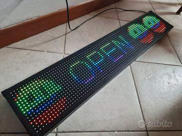 INSEGNA A LED SCORREVOLI  PROGRAMMABILE