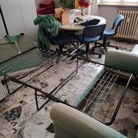 divano letto 2 posti con rete singola