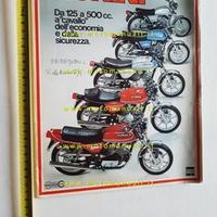 MOTO MORINI produz. 125 250 350 500 1977 depliant