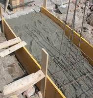 Posa ferro basamento per strutture cemento giardin