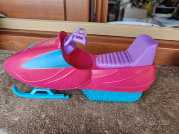 Arctic Barbie Mattel motoslitta