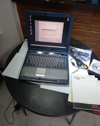 notebook Vintage Toshiba Satellite serie 1800-214